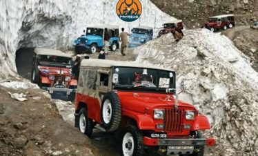 Jeep road leading from Shogran to Paye Meadows in summer