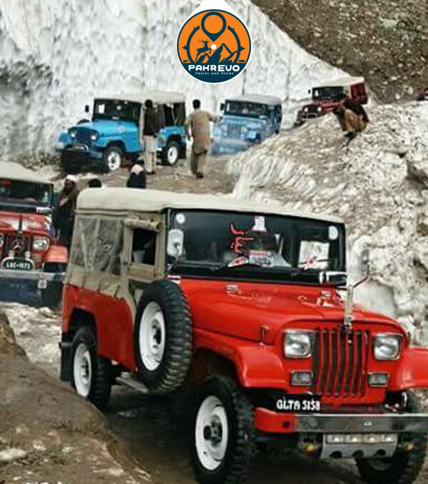 Jeep road leading from Shogran to Paye Meadows in summer