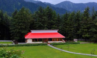 Pine-covered slopes and cool breeze in Shogran Valley, Pakistan