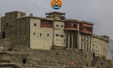 Baltit Fort with the Karakoram peaks in the backdrop