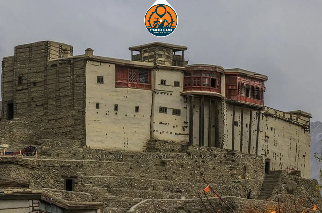 Baltit Fort with the Karakoram peaks in the backdrop