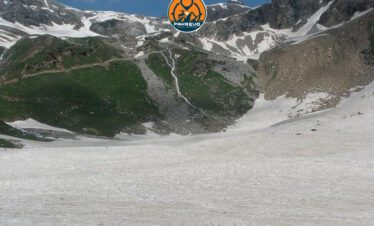 Shounter Glacier and alpine meadows in the Neelum Valley region