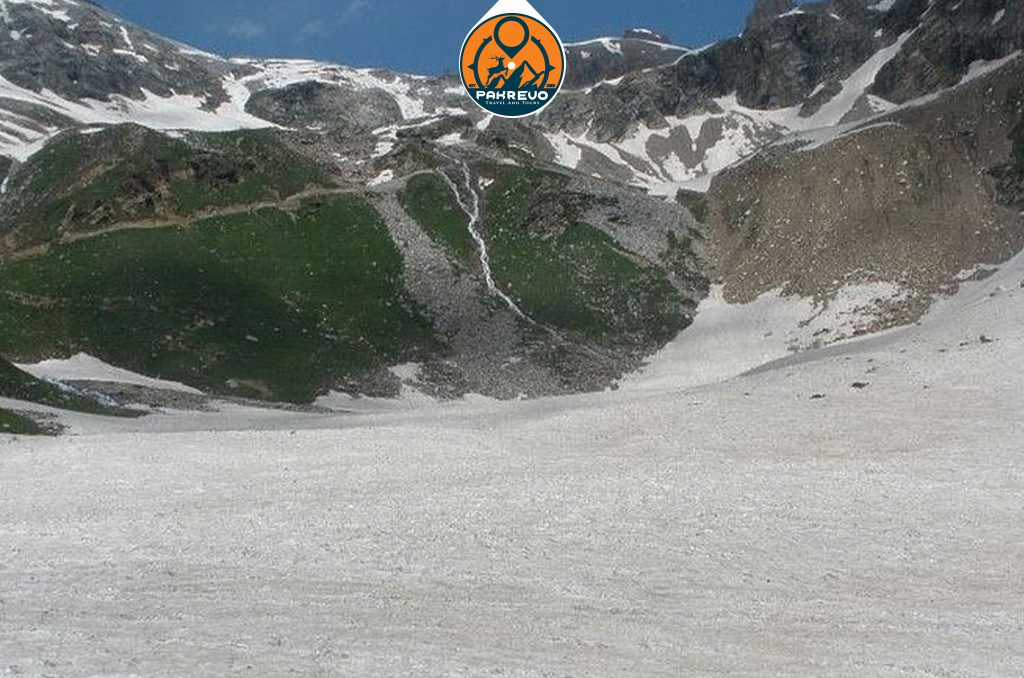 Shounter Glacier and alpine meadows in the Neelum Valley region