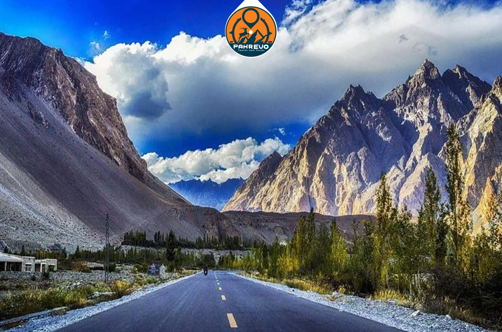 Distinctive Passu Cones along the Karakoram Highway