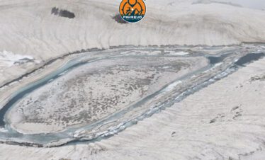 Jeep parked at Ansoo Lake trailhead before high‑altitude trek