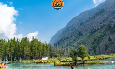 Group visiting Malam Jabba chairlift station in Swat Valley