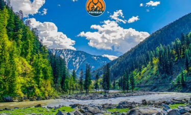 Waterfall cascading through the forests of Neelum Valley – a peaceful retreat for nature lovers