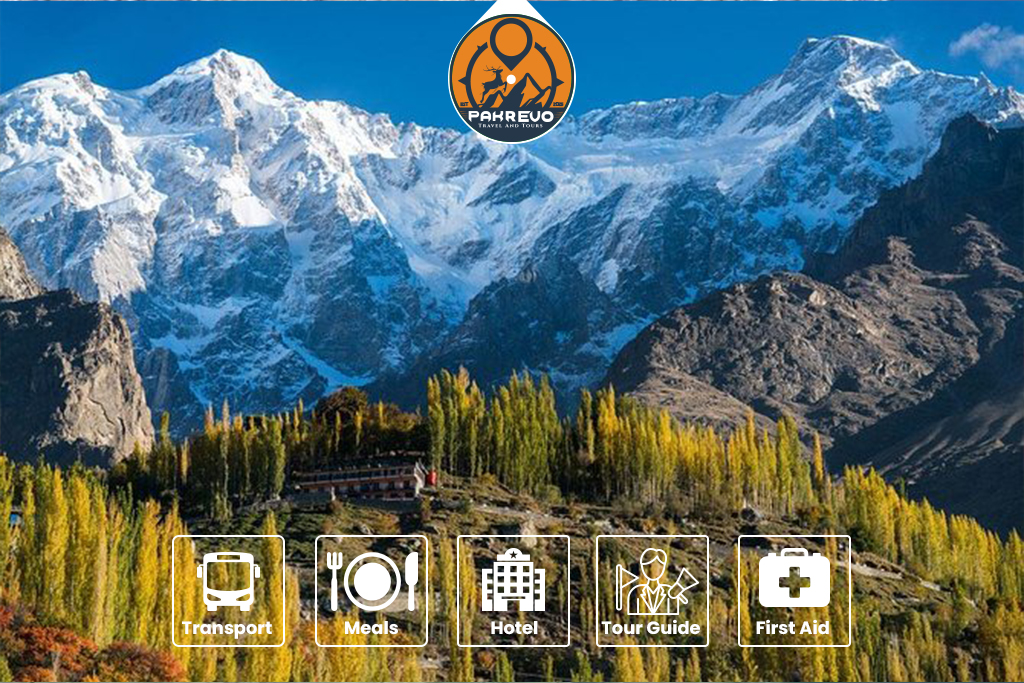 8-day itinerary covering Hunza and Skardu with key sightseeing points