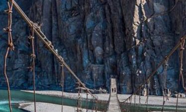 Map of Skardu and Hunza route via Karakoram Highway