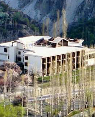 Darbar Hotel in Karimabad, Hunza offering traditional hospitality, spacious rooms, and stunning mountain views
