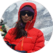 Woman enjoying panoramic views from Babusar Top during a 3-day PakRevo trip