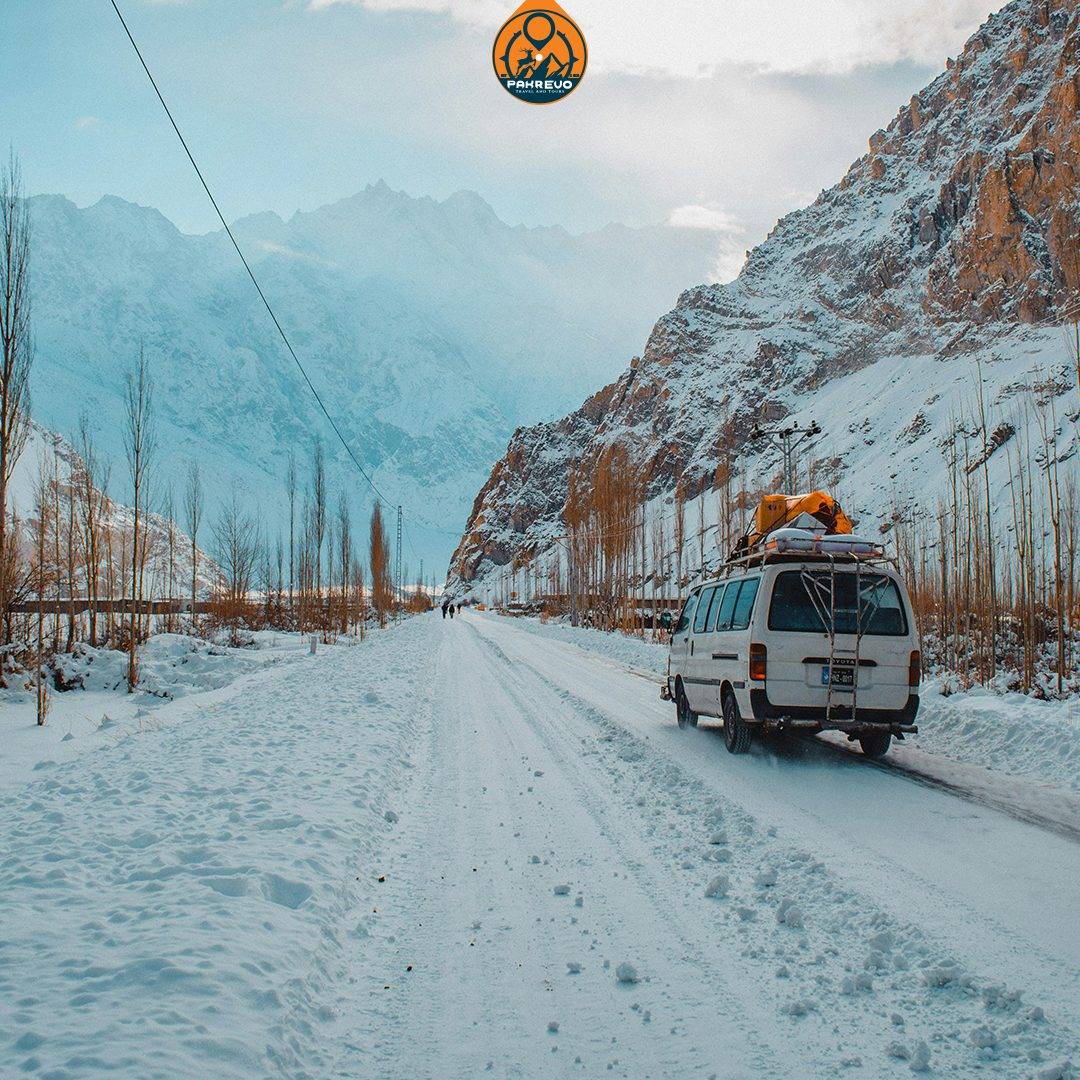 Snowy winter landscapes of Northern Pakistan with PakRevo Travel and Tours